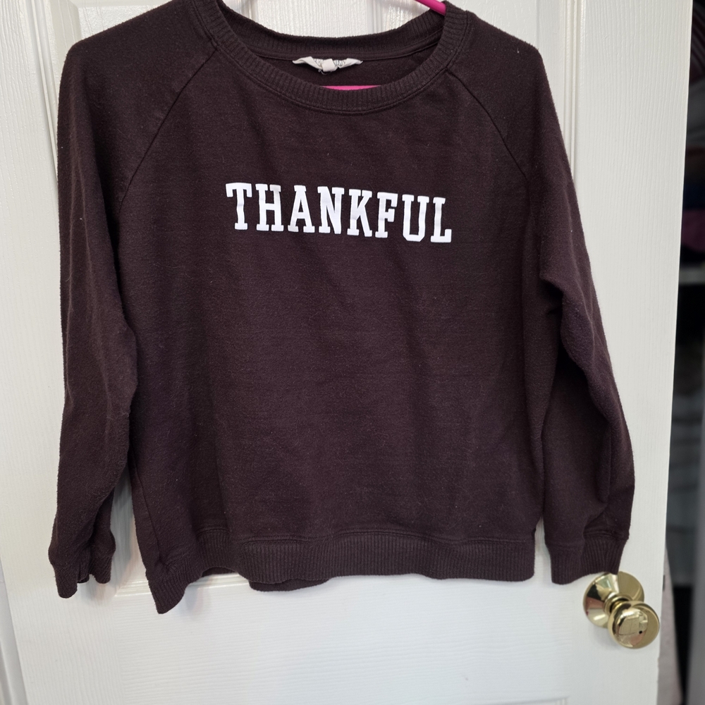 Womens 'Thankful' Sweatshirt By 78&Sunny